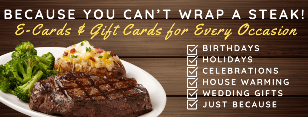 Gift Cards - Texas Steakhouse & Saloon | Sagebrush Steakhouse